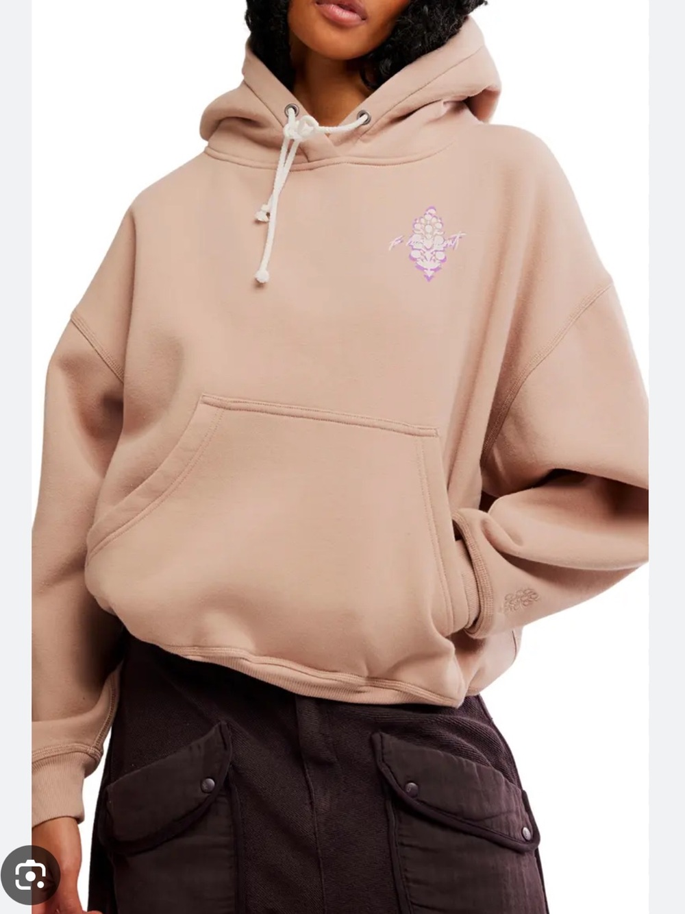 NWT free people sandy combo final call hoodie